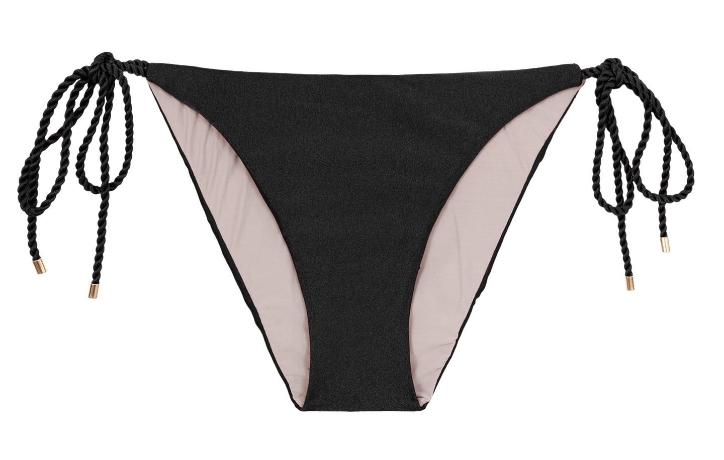 Product Front: Rio De Sol Unterteil Bottom Shimmer-Black Ibiza-Rope