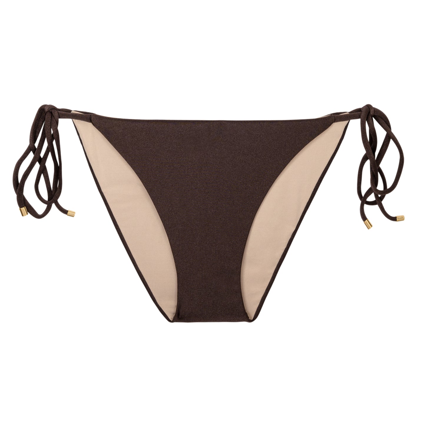Product Front: Rio De Sol Unterteil Bottom Shimmer-Coffee Ibiza-Comfy