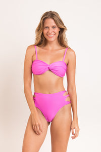 Model Front: Rio De Sol Unterteil Bottom Vita-Pink High-Waist-Spin