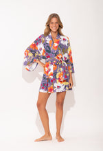 Laden Sie das Bild in den Galerie-Viewer, Image 08: Rio De Sol Kaftans/Cover-Ups Garden-Flower Kimono
