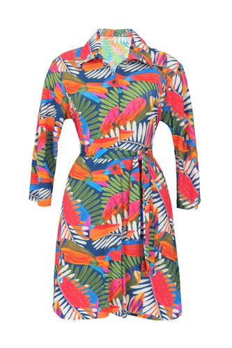 Product Front: Rio De Sol Strandkleid Jungle Chemise
