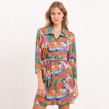 Laden Sie das Bild in den Galerie-Viewer, Gallery: Rio De Sol Strandkleid Jungle Chemise
