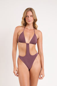Model Front: Rio De Sol Badeanzug Malibu-Ebano Becky