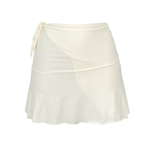 Product Front: Rio De Sol Strandrock Off-White Mini Skirt