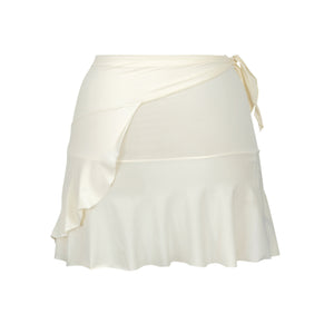 Product Back: Rio De Sol Strandrock Off-White Mini Skirt