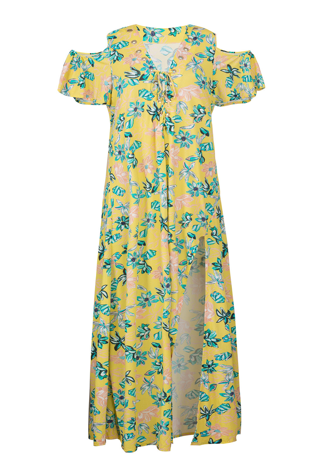 Product Front: Rio De Sol Strandkleid Saida Long Florescer