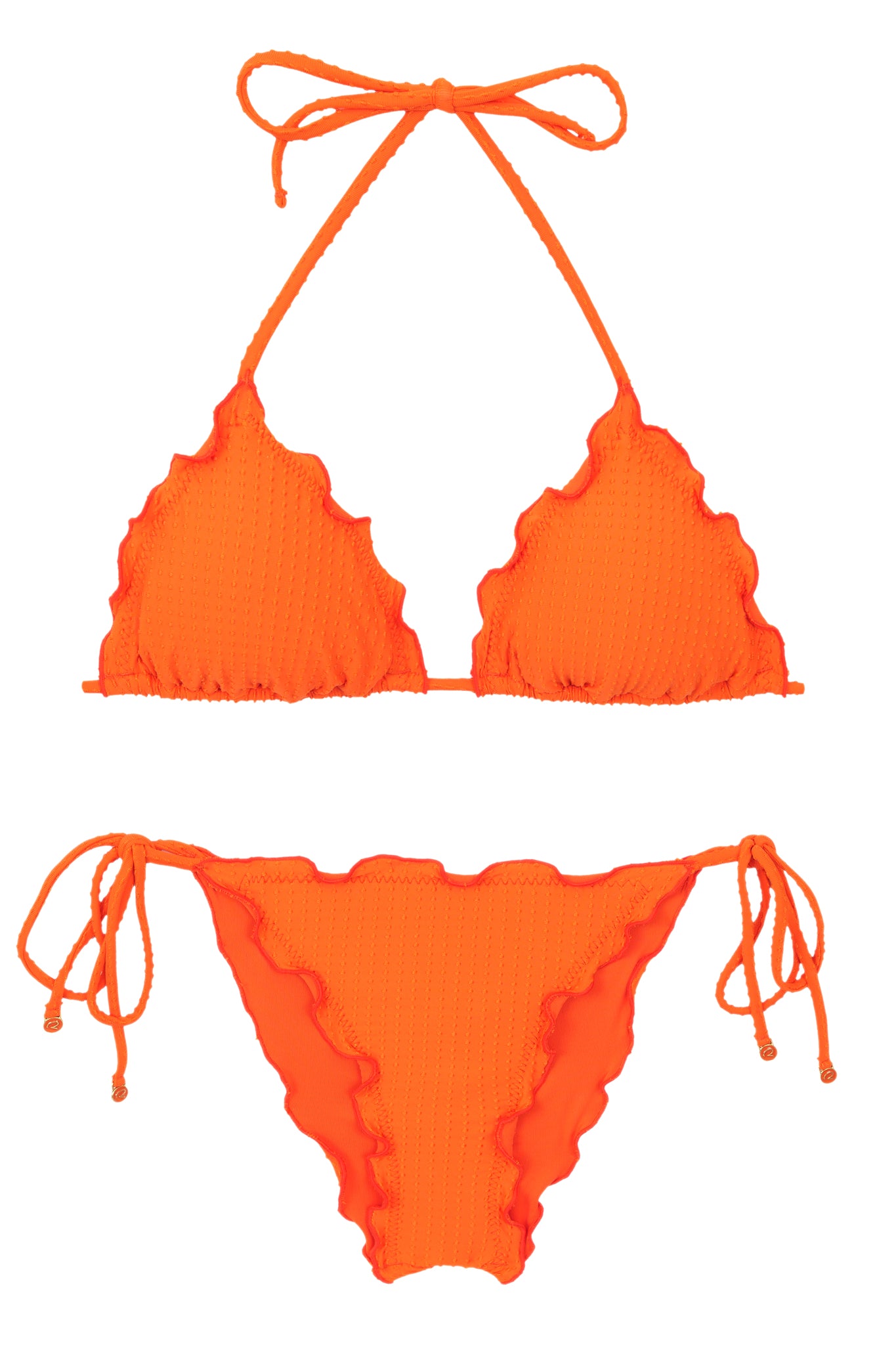 Product Front: Rio De Sol Set Set Dots-Orange Frufru