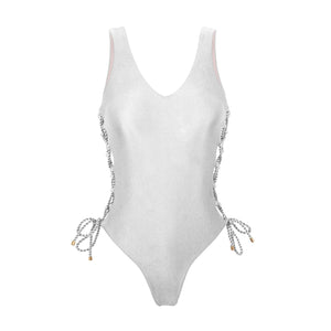 Product Front: Rio De Sol Badeanzug Shimmer-White Zoe