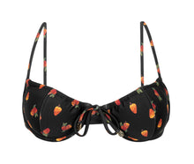 Laden Sie das Bild in den Galerie-Viewer, Product Front: Rio De Sol Oberteil Top Cashew Balconet-Tie
