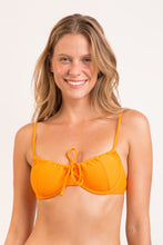 Laden Sie das Bild in den Galerie-Viewer, Gallery: Rio De Sol Oberteil Top Dots-Mango Balconet-Tie
