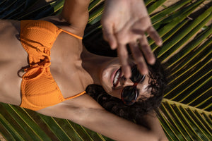 Image 06: Rio De Sol Oberteil Top Dots-Mango Balconet-Tie
