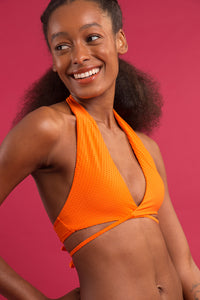 Image 09: Rio De Sol Oberteil Top Dots-Orange Kate