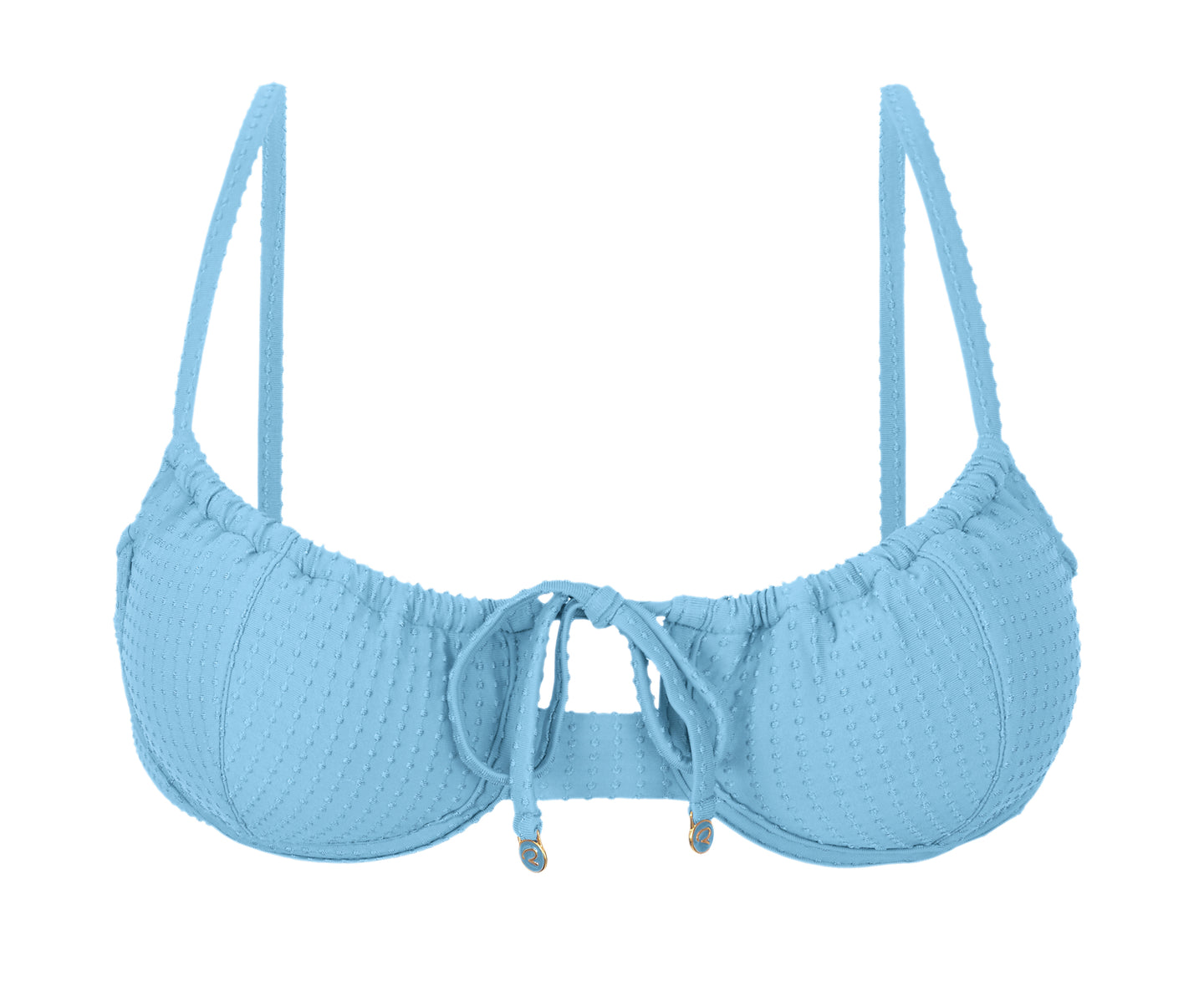 Product Front: Rio De Sol Oberteil Top Dots-Sky Balconet-Tie