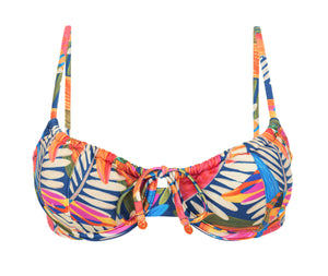 Product Front: Rio De Sol Oberteil Top Jungle Balconet-Tie