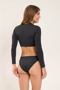 Model Back: Rio De Sol Oberteil Top Lava Reef