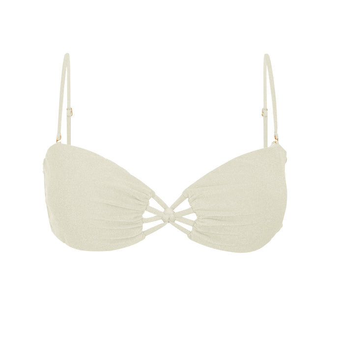 Product Front: Rio De Sol Oberteil Top Malibu-Natural Bandeau-Iris
