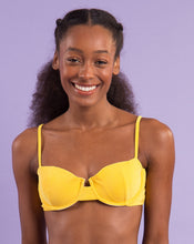 Laden Sie das Bild in den Galerie-Viewer, Image 09: Rio De Sol Oberteil Top Malibu-Yellow Balconet
