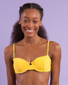 Image 09: Rio De Sol Oberteil Top Malibu-Yellow Balconet