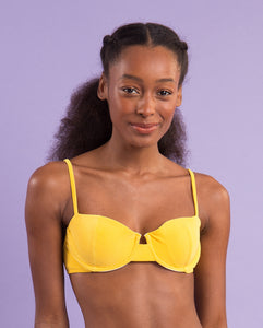 Image 10: Rio De Sol Oberteil Top Malibu-Yellow Balconet