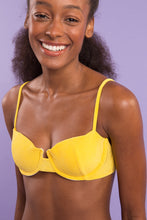 Laden Sie das Bild in den Galerie-Viewer, Image 11: Rio De Sol Oberteil Top Malibu-Yellow Balconet
