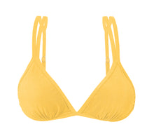 Laden Sie das Bild in den Galerie-Viewer, Product Front: Rio De Sol Oberteil Top Malibu-Yellow Tri-Duo
