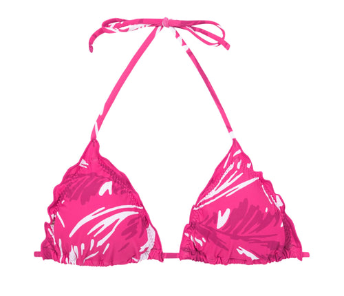 Product Front: Rio De Sol Oberteil Top Pink-Palms Frufru