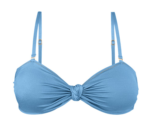 Product Front: Rio De Sol Oberteil Top Shimmer-Baltic-Sea Bandeau-Joy