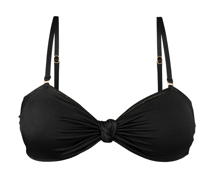 Product Front: Rio De Sol Oberteil Top Shimmer-Black Bandeau-Joy