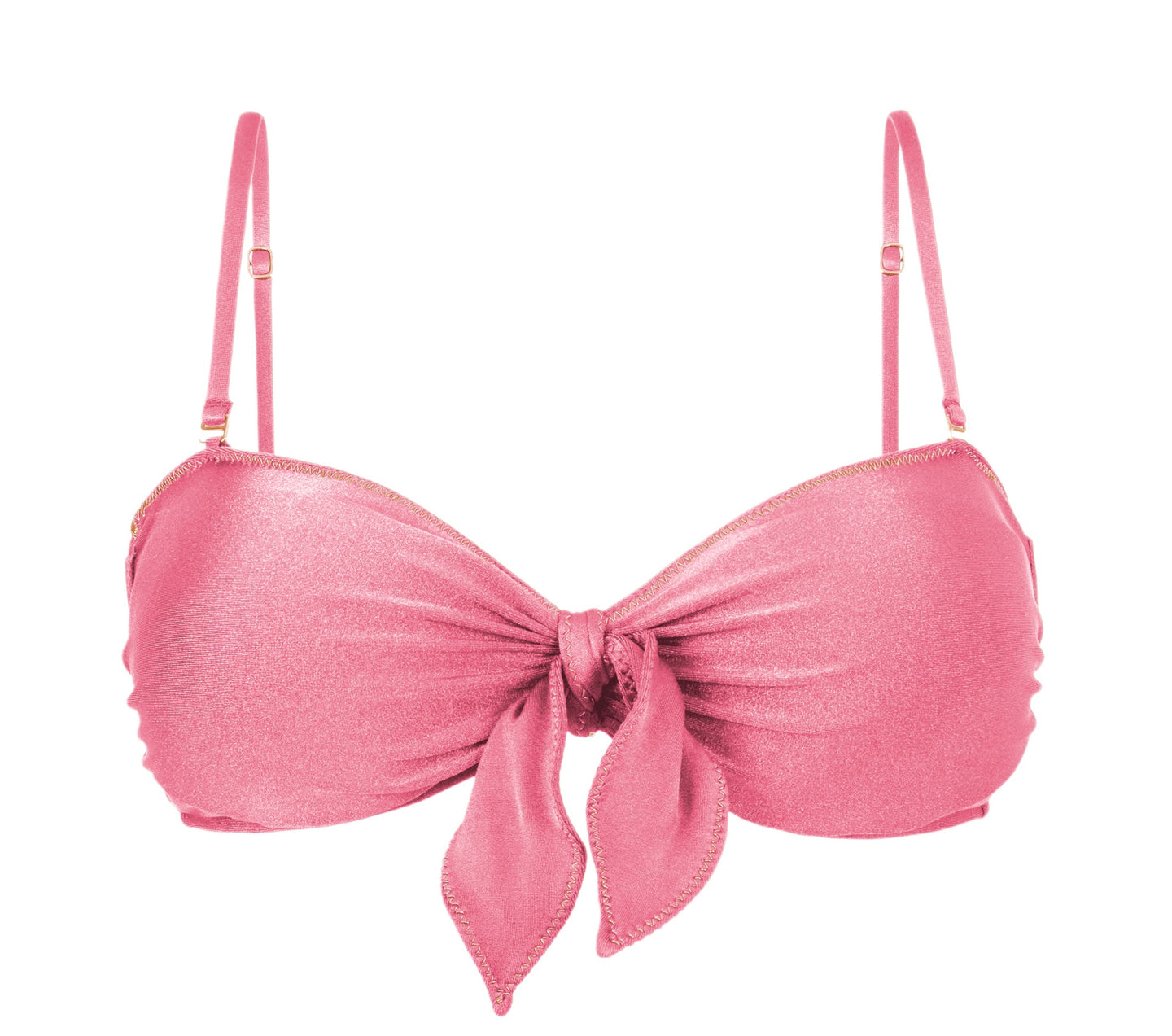 Product Front: Rio De Sol Oberteil Top Shimmer-Confetti Bandeau-Knot