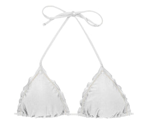 Product Front: Rio De Sol Oberteil Top Shimmer-White Frufru