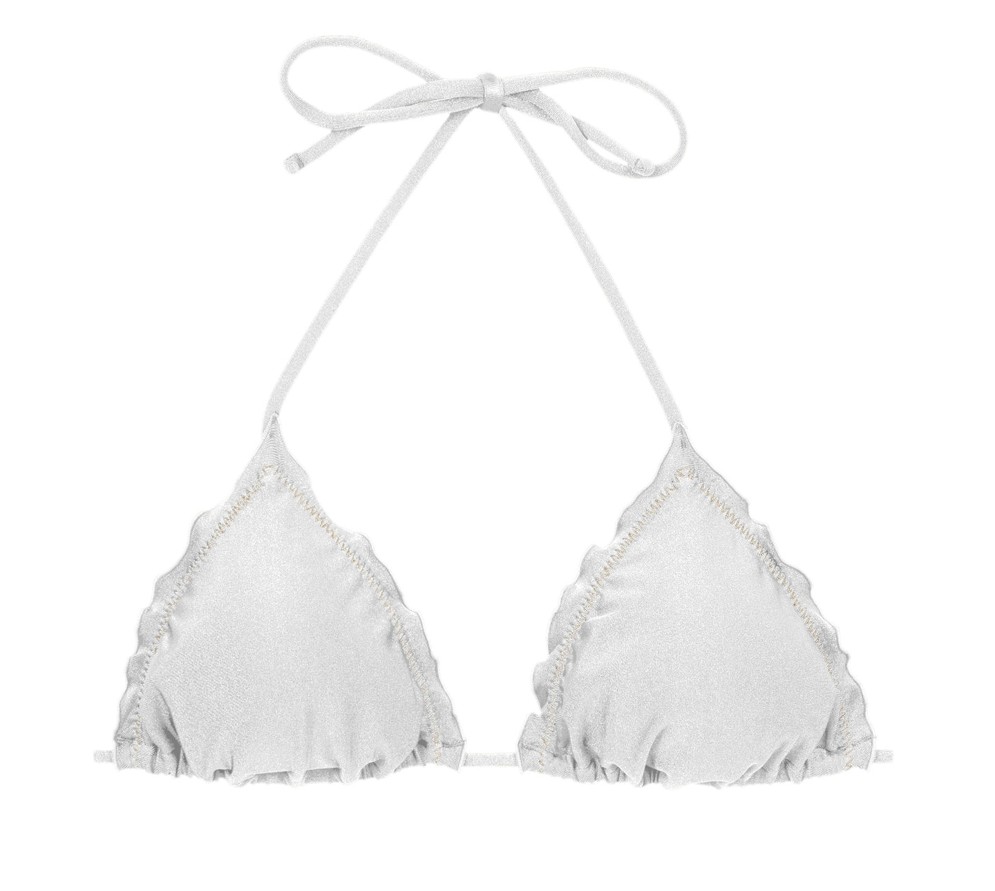 Product Front: Rio De Sol Oberteil Top Shimmer-White Frufru