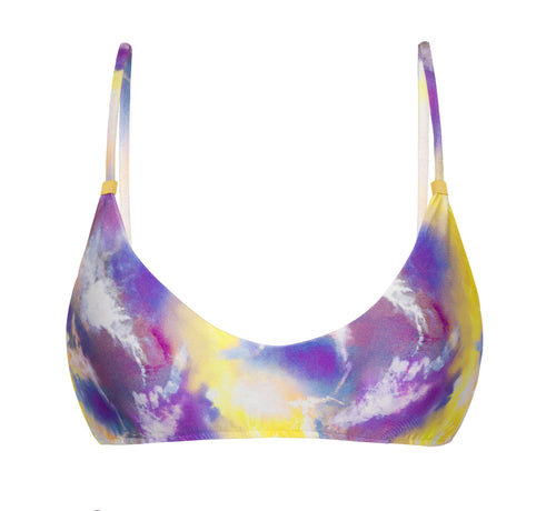 Product Front: Rio De Sol Oberteil Top Tiedye-Purple Bralette