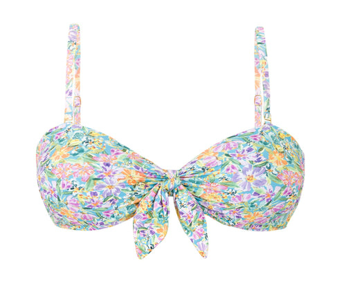 Product Front: Rio De Sol Oberteil Top Tiny-Garden Bandeau-Knot