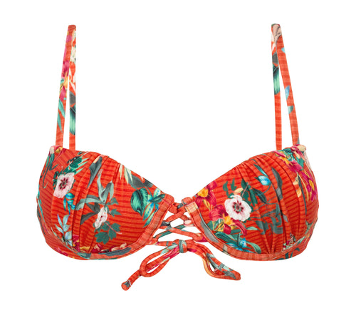 Product Front: Rio De Sol Oberteil Top Wildflowers Balconet-Pushup