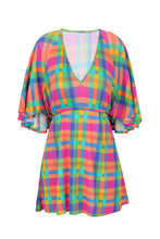 Laden Sie das Bild in den Galerie-Viewer, Product Front: Rio De Sol Strandkleid Tulip-Garden Mini Dress
