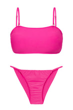 Laden Sie das Bild in den Galerie-Viewer, Set Amaranto Bandeau-Reto Cheeky-Fixa
