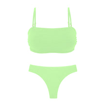 Laden Sie das Bild in den Galerie-Viewer, Set Sand-Menta Bandeau-Reto Nice-Fio
