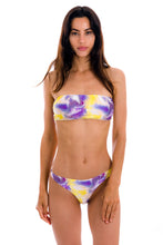 Laden Sie das Bild in den Galerie-Viewer, Top Tiedye-Purple Bandeau-Reto
